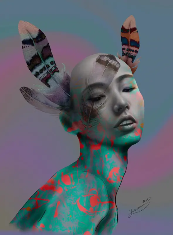 Human Pattern by Zazaa Ganbold