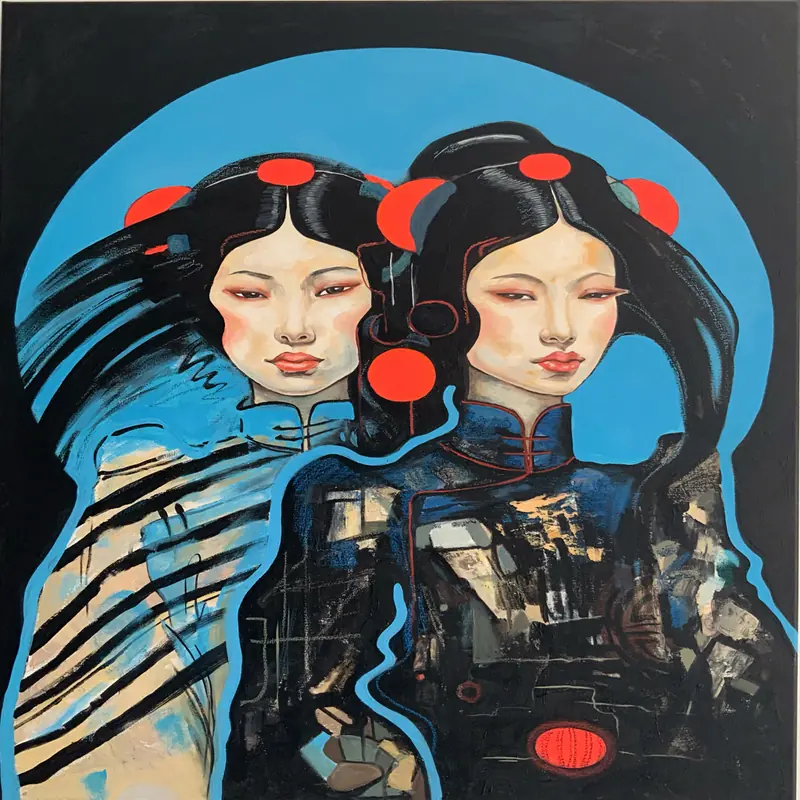 Sisters by Zazaa Ganbold