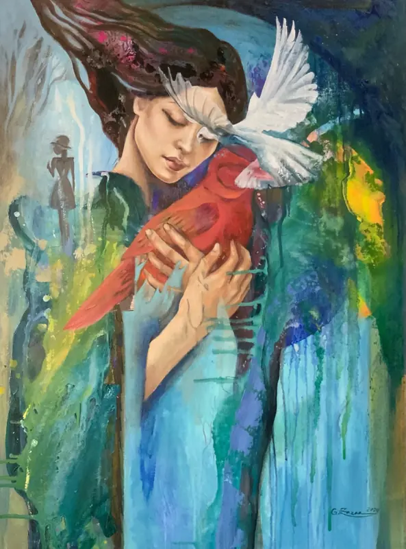 A Leap into Depth by Zazaa Ganbold